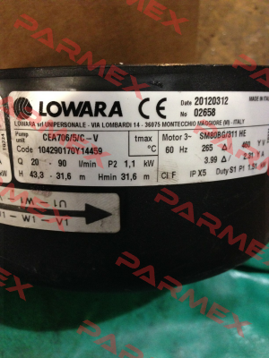 CEA706/5/C-V Lowara