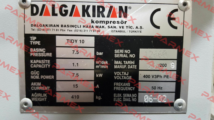 1311123000 DALGAKIRAN Compressoren