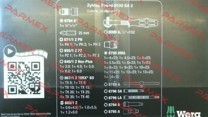 05003533001 Wera