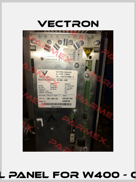 Control Panel For W400 - 040 oem  Vectron