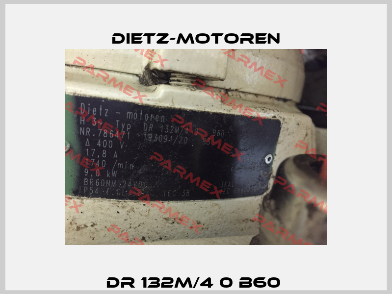 DR 132M/4 0 B60  Dietz-Motoren