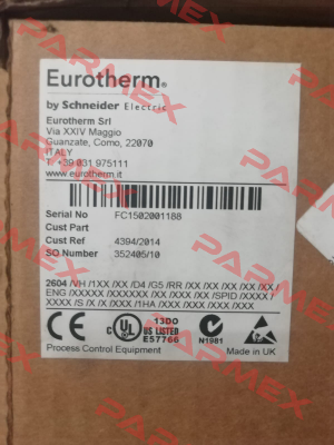 2604F/VH/1  Eurotherm