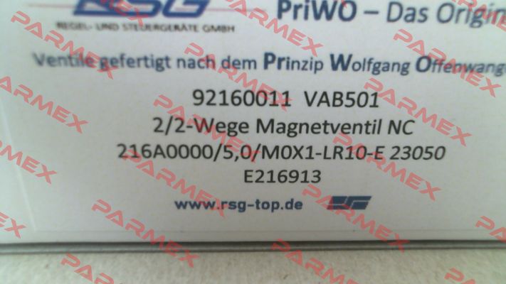 VAB501 10mm OFFENWANGER