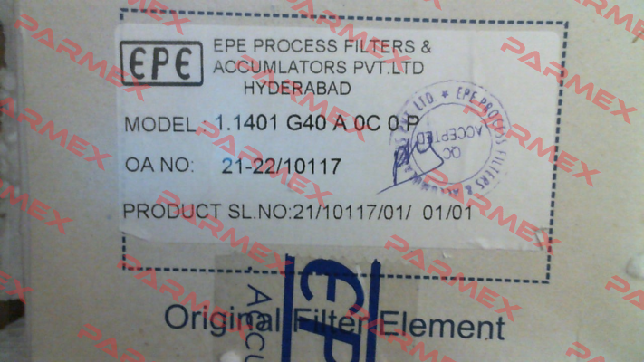 1.1401-G40-A-0C-0-P Epe