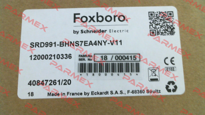 SRD991-BHNS7EA4NY-V11 Foxboro
