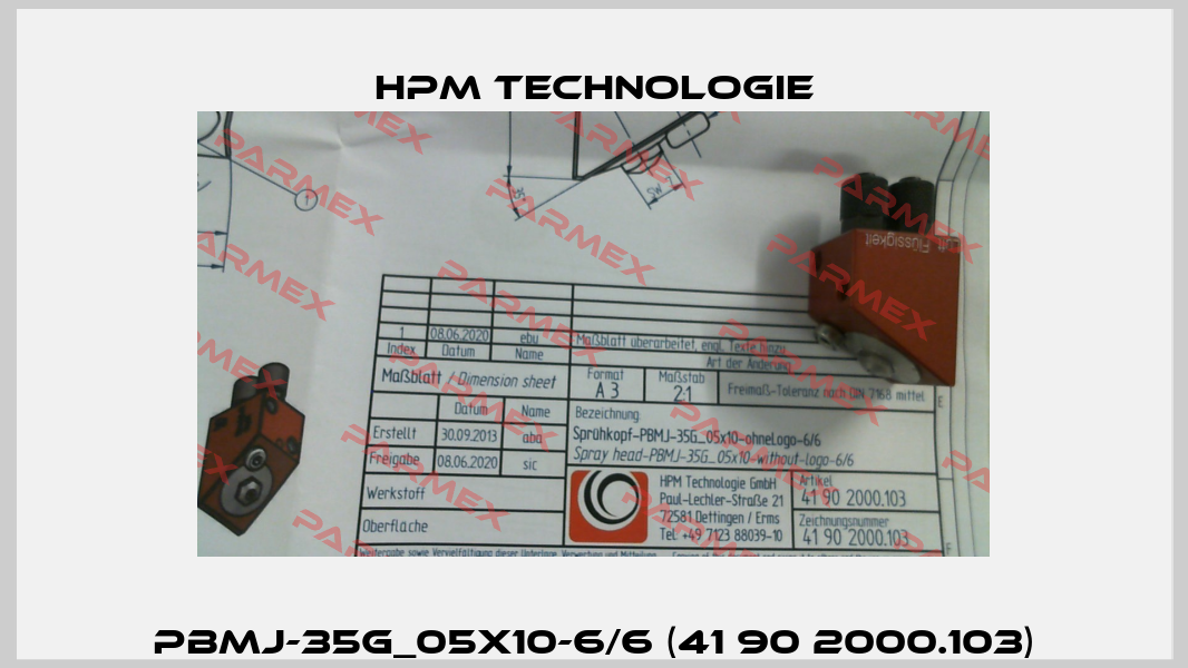 PBMJ-35G_05x10-6/6 (41 90 2000.103) HPM Technologie