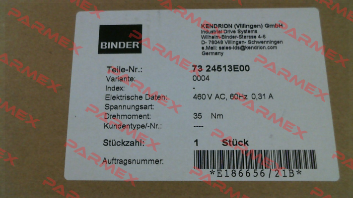 73 24513E00-0004 Binder