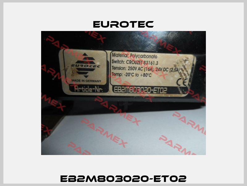 EB2M803020-ET02 Eurotec