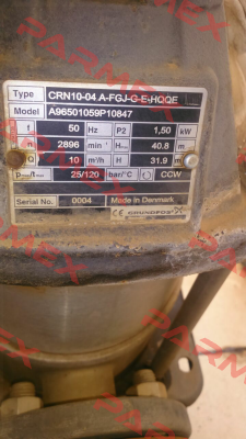 96501059 / CRN10-04 A-FGJ-G-E-HQQE  Grundfos