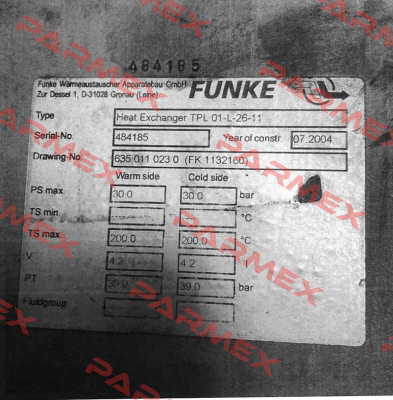 TPL01-L-26-11 Funke