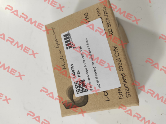 S 153 (pack x100) Bandimex