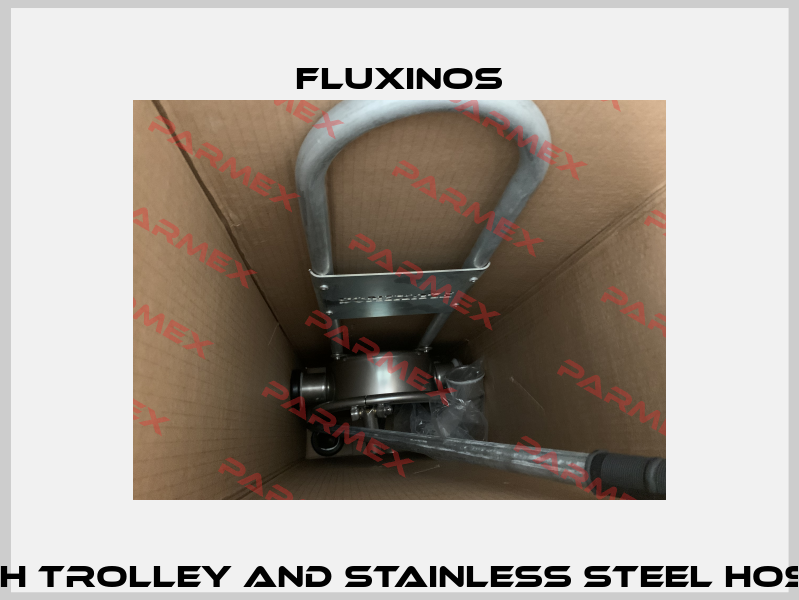Jolly 300 with trolley and stainless steel hose connector fluxinos