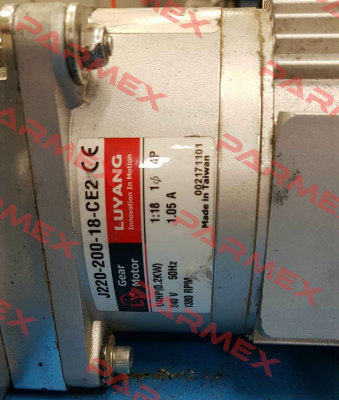 J220-200-18-CE2-G3 Luyang Gear Motor