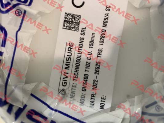 GVS400-T10Z-00150 1028VQ M05/A SC Givi Misure