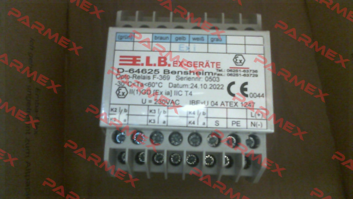 F-369/230/3400 E.L.B Ex Gerate