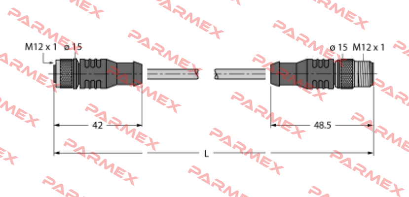 p/n: 8035246, Type: RK4.5T-50-RS4.5T/S2500 Turck