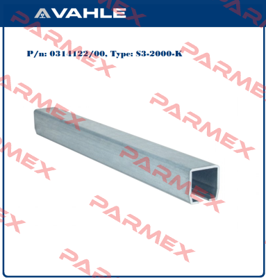 P/n: 0314122/00, Type: S3-2000-K Vahle