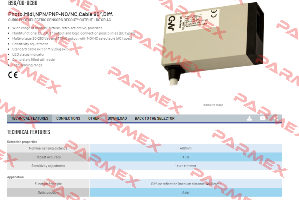 BS6/00-0C86 Micro Detectors / Diell (now Datasensing)