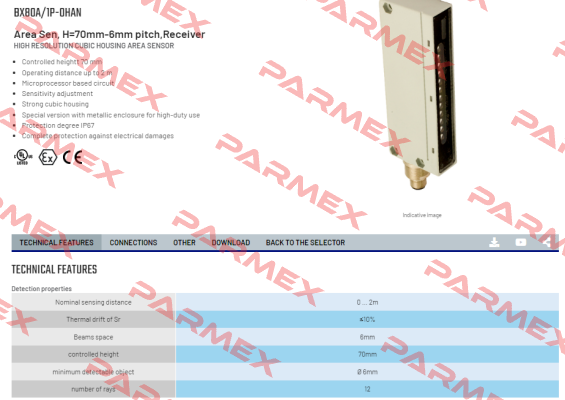 BX80A/1P-0HAN Micro Detectors / Diell (now Datasensing)