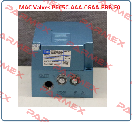 PPC5C-AGA-AGAA-BBB-FO МAC Valves