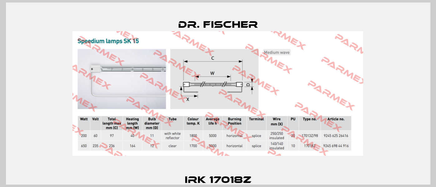 IRK 17018Z Dr. Fischer