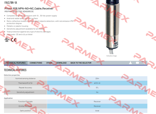 FAIZ/BN-1A Micro Detectors / Diell (now Datasensing)