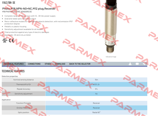 FAIZ/BN-3E Micro Detectors / Diell (now Datasensing)