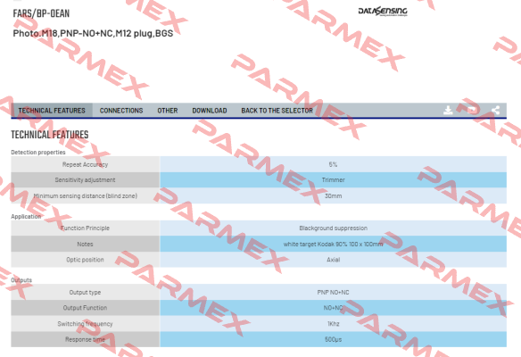 FARS/BP-0EAN Micro Detectors / Diell (now Datasensing)