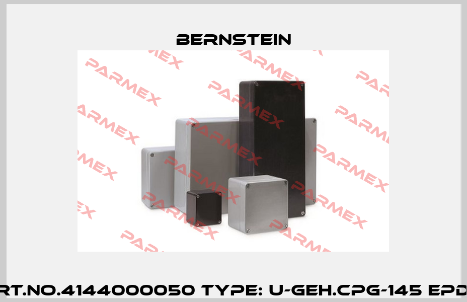 Art.No.4144000050 Type: U-GEH.CPG-145 EPDM Bernstein