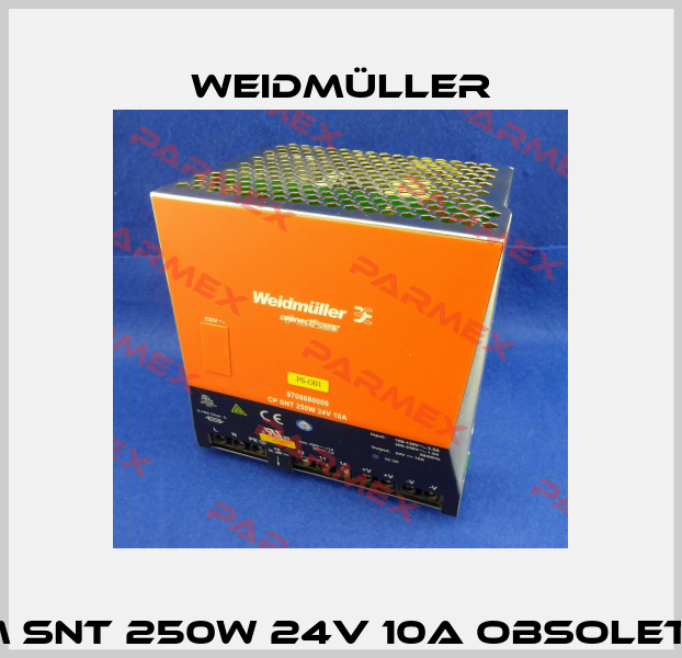 P/N: 8951360000 Type CP M SNT 250W 24V 10A obsolete/alternative 1478130000 Weidmüller