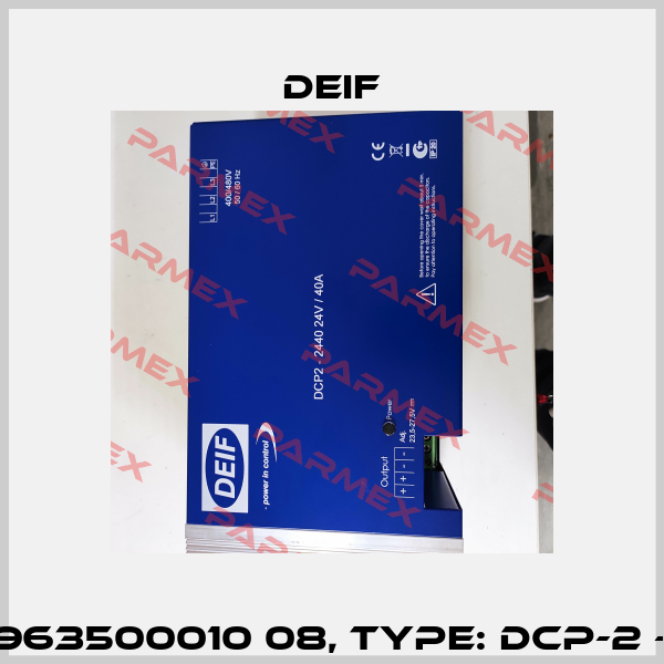 p/n: 2963500010 08, type: DCP-2 - 2440 Deif