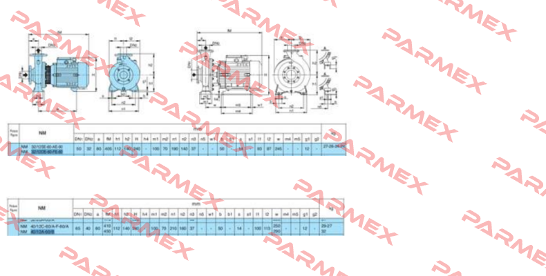 NM 32/12 FE-60 380V-60Hz R3-X7X72Z7  Calpeda