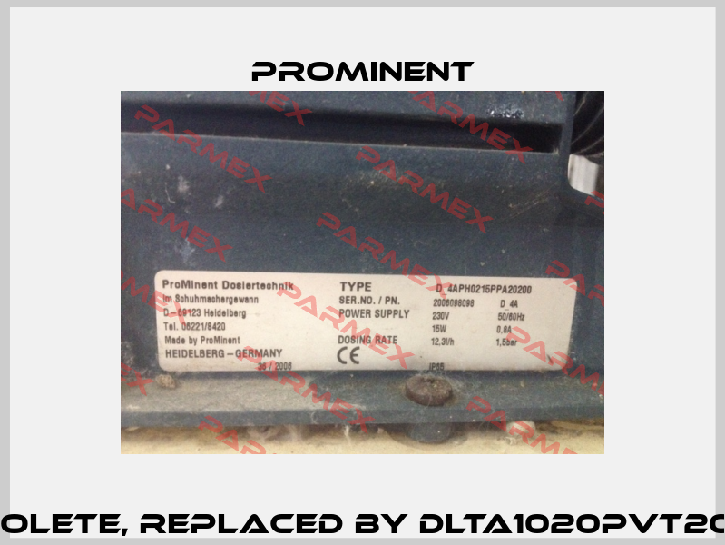 TTK16-330 - obsolete, replaced by DLTA1020PVT2000UA00M0DE0  ProMinent