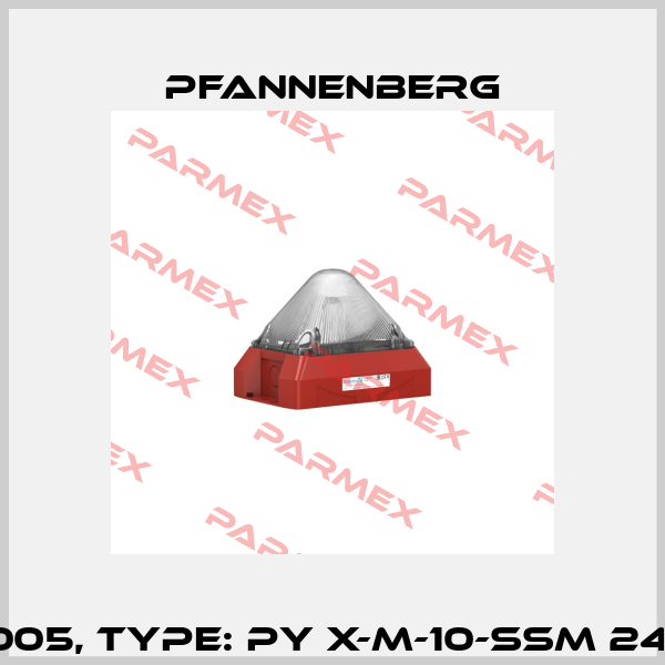 Art.No. 21551801005, Type: PY X-M-10-SSM 24VDC CL RAL3000 Pfannenberg