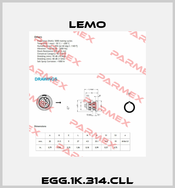 EGG.1K.314.CLL Lemo
