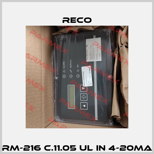 RM-216 C.11.05 UL IN 4-20mA Reco