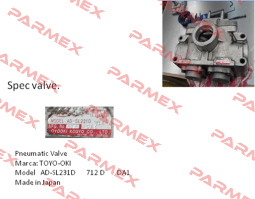 AD-SL231D-712D-DA1  JTEKT FLUID POWER SYSTEMS CORPORATION (ex. Toyooki)