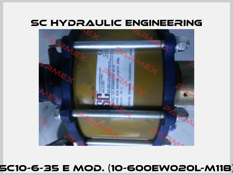 SC10-6-35 E mod. (10-600EW020L-M118) SC Hydraulic