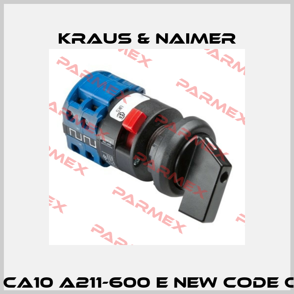 old code CA10 A211-600 E new code CA10.A211.E Kraus & Naimer