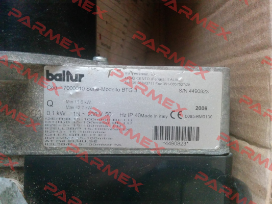 17000010 BTG 3  Baltur