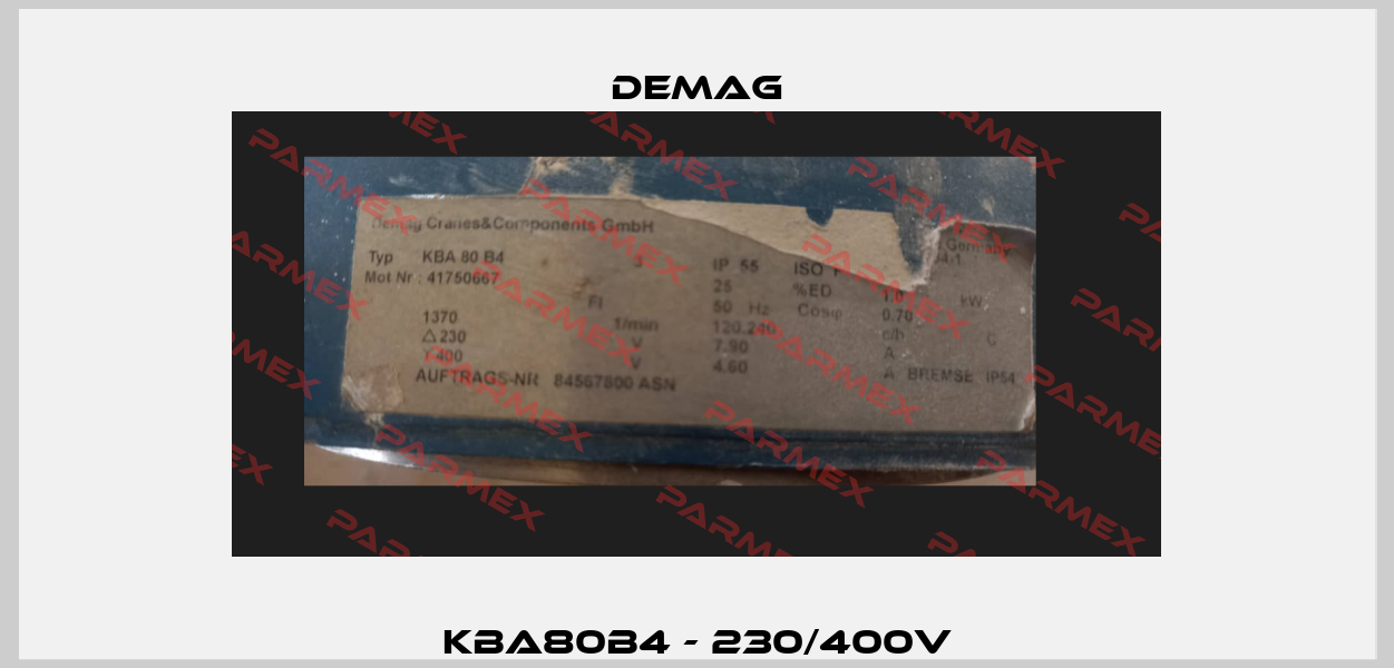 KBA80B4 - 230/400V Demag