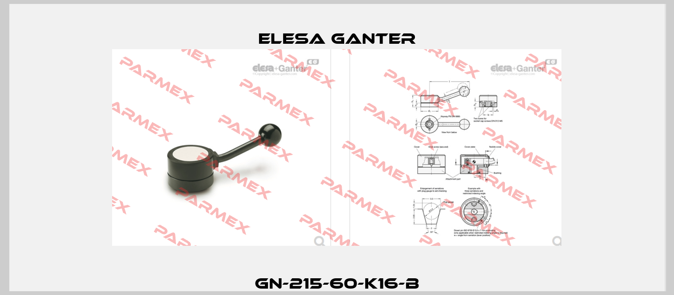 GN-215-60-K16-B Elesa Ganter