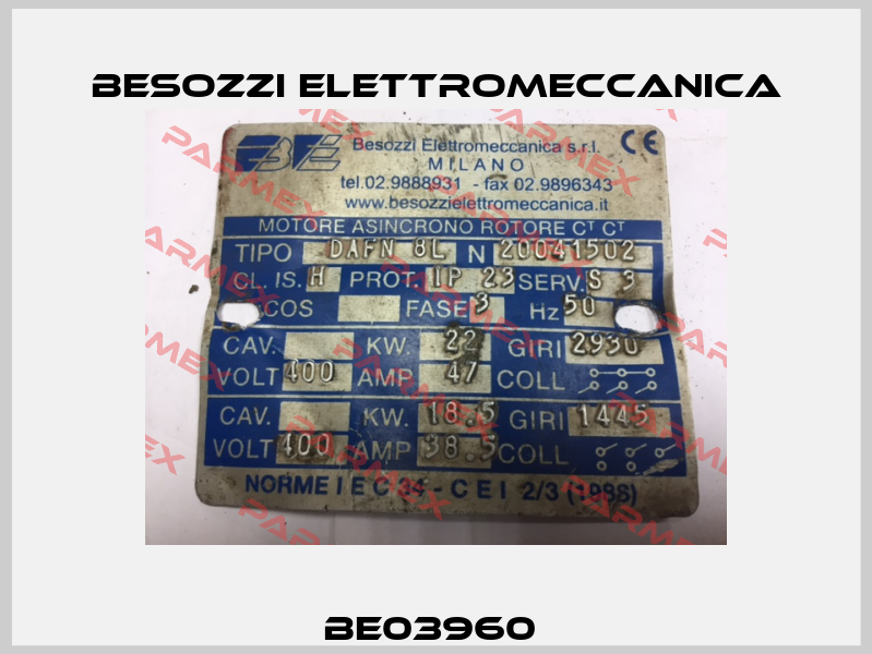 BE03960  Besozzi Elettromeccanica