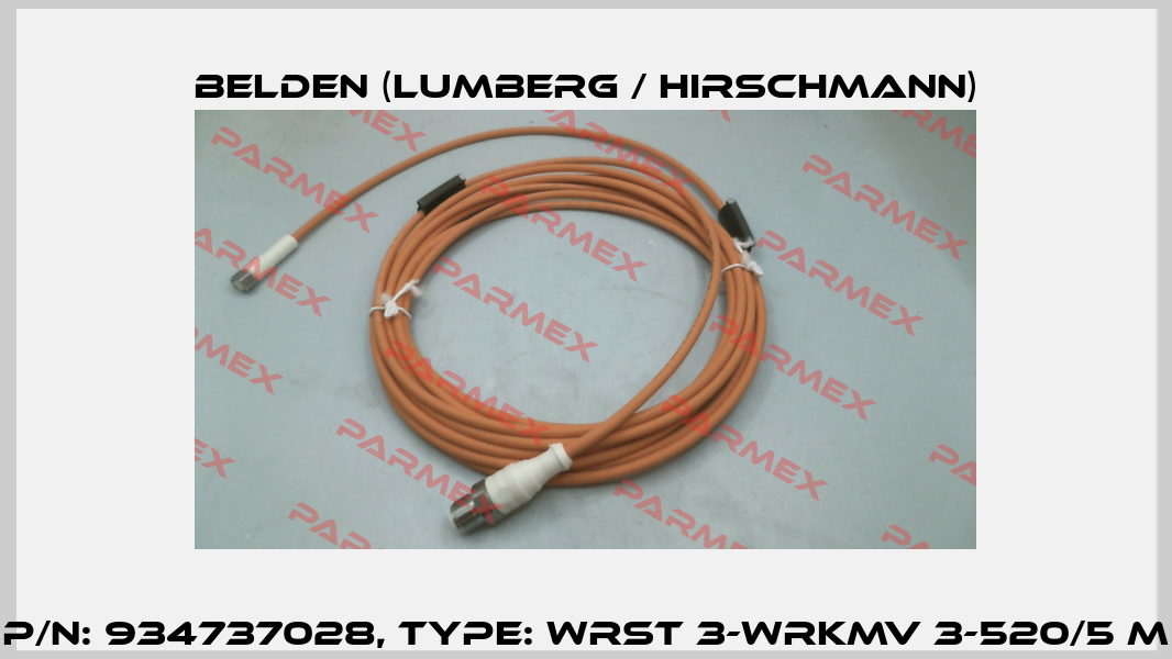 P/N: 934737028, Type: WRST 3-WRKMV 3-520/5 M Belden (Lumberg / Hirschmann)