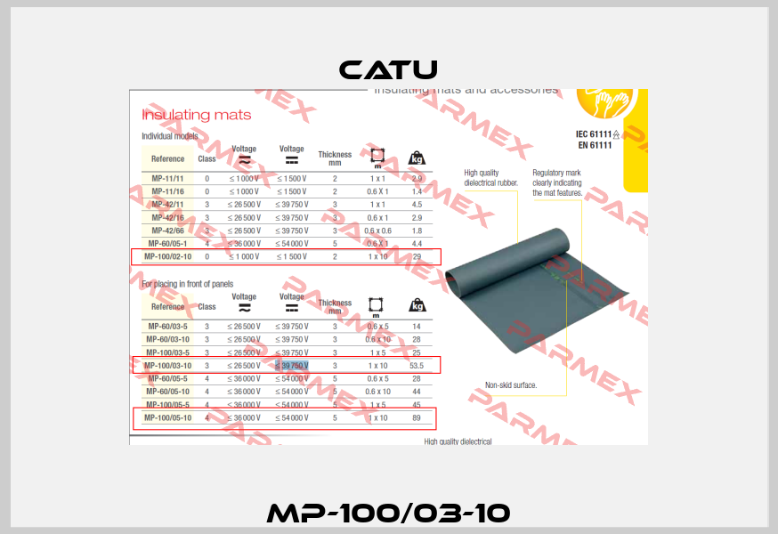 MP-100/03-10 Catu