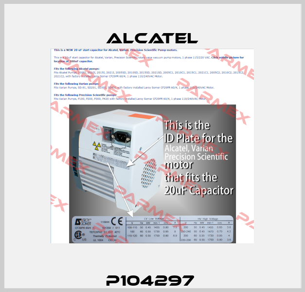 P104297  Alcatel