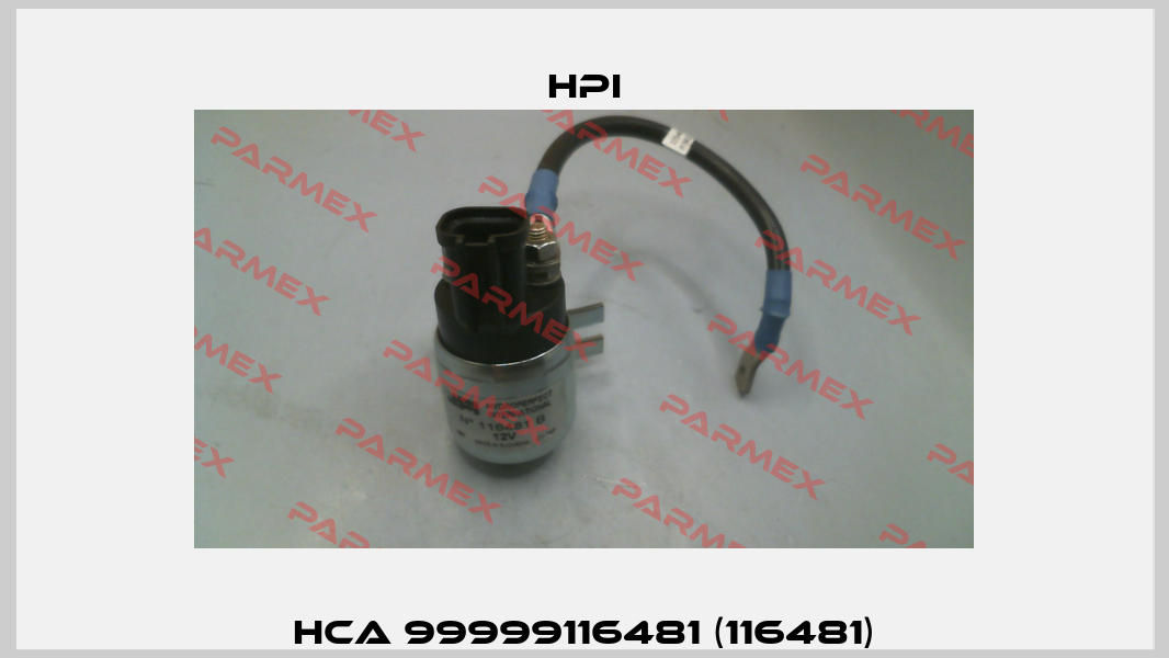 HCA 99999116481 (116481) HPI