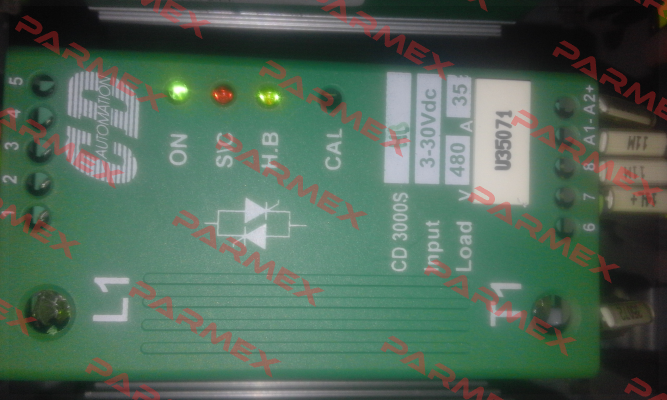 CD3000S 1PH/35A/440V/480V/12-24V/SSR/ZC/NF/HB CD AUTOMATION