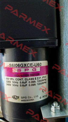 S6I06GXCE-U60 Spg Motor