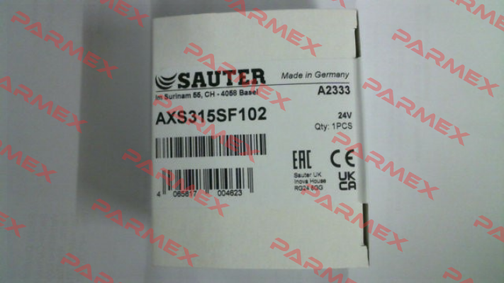 AXS315SF102 Sauter